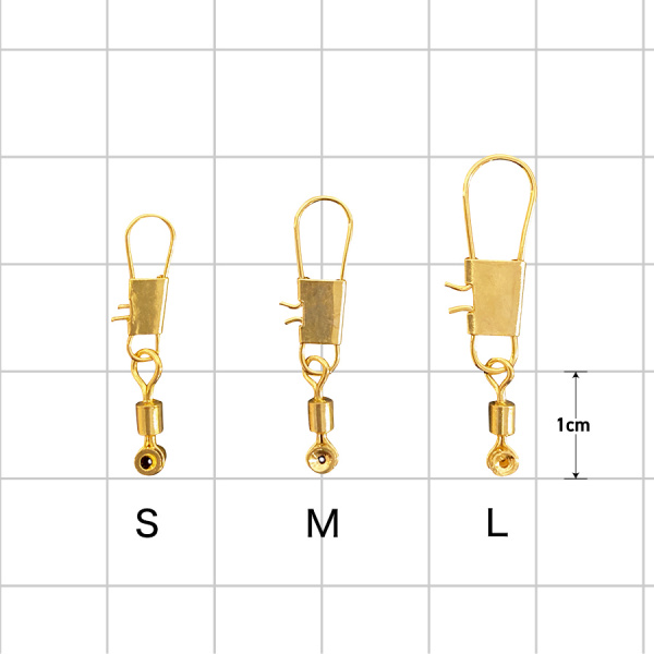 ゴールドスイベル 2個入